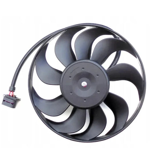 Engine Cooling Fan Motor Fan Assembly (Small) 6Q0959455A  Compatible With SKODA FABIA II (542) & VW POLO V (6R1, 6C1)