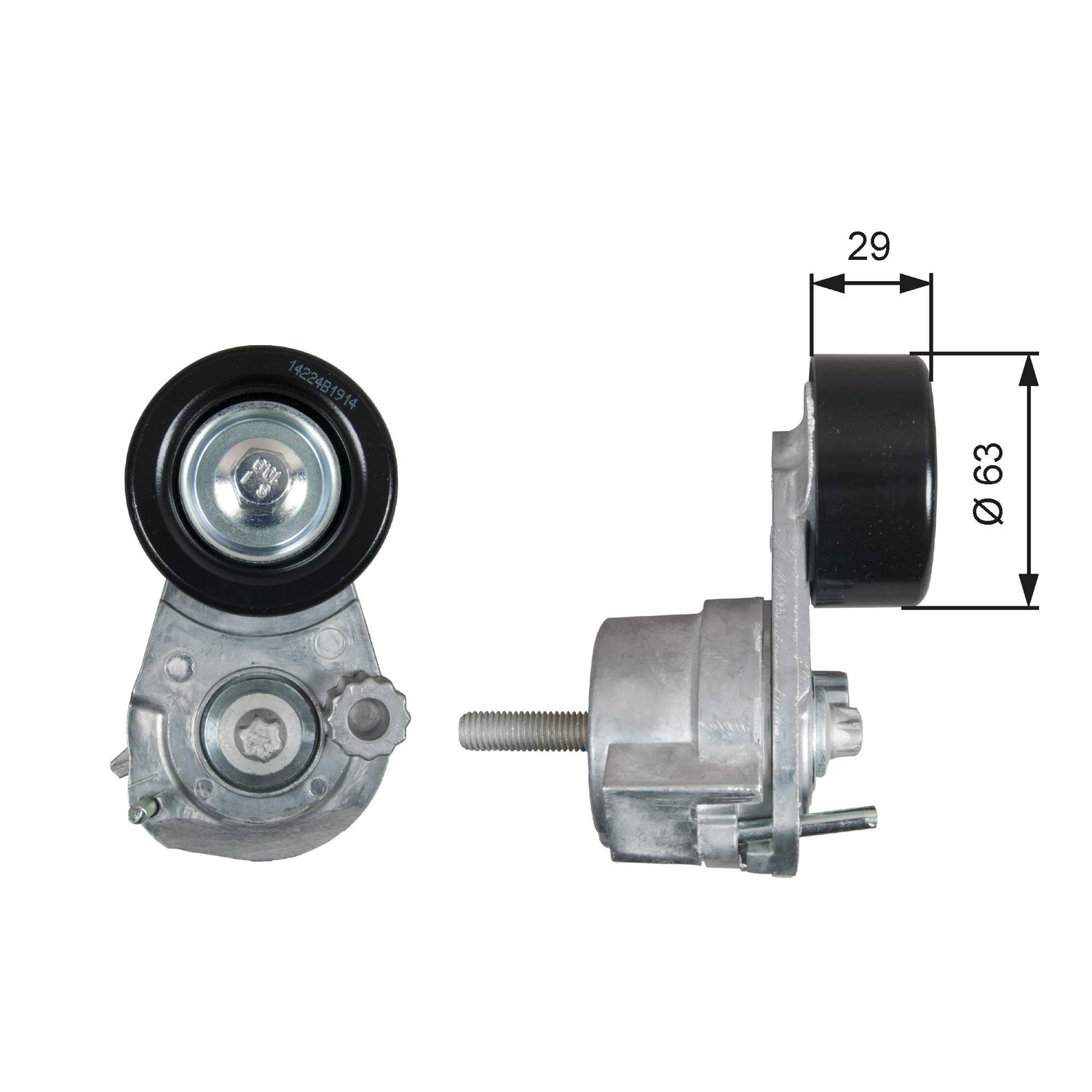 Belt Tensioner  94810240320 94810240321 94810240322 94810240323 Compatible With PORSCHE CAYENNE