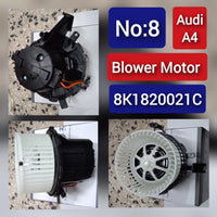AC Heater Blower Motor 8K1820021C 8K1820021A 8K1820021B Compatible with AUDI A4 B8 (8K2) | A4 / S4 & A5 (8T3) | A5 / S5  &  Q5 (8RB) Tag-BM-08