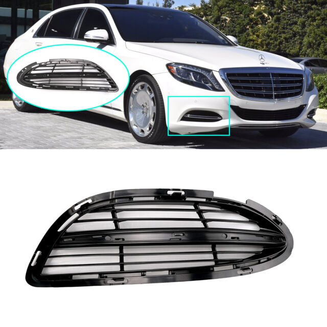 Fog Lamp Cover With Chrome Compatible With MERCEDES-BENZ S-CLASS  W222 2014-2017  Fog Lamp Cover With Chrome Left 2228850224 & Right 2228850324 2228851321 A2228851321 Tag-FC-331