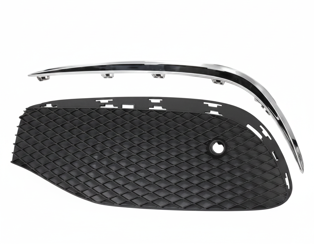Fog Lamp Cover Left 2138851122 & Right 2138850822 & A2138851122 Fog Lamp Chrome Left 2138850174& Right 2138850274 Compatible With MERCEDES-BENZ E-Class W213 2016-2020 Tag No:351