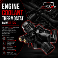 Engine Coolant Thermostat 11537586783 Compatible With BMW X3 F25
