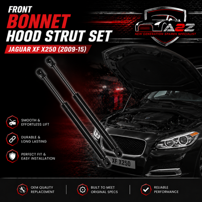 Front Bonnet Hood Strut 8X2316C826ACC C2Z3481 Compatible With JAGUAR XF I (X250)