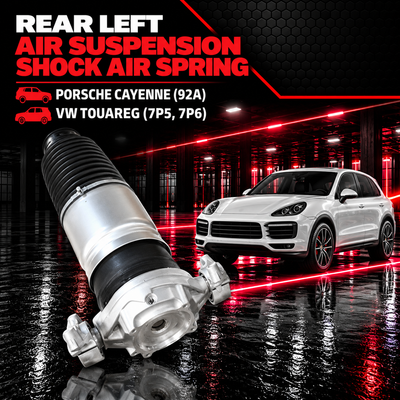 Rear Left Air Suspension Shock Air Spring 7P6616019G 7P6616019J 7P6616019K 7P6616019N Compatible With PORSCHE CAYENNE (92A) & VW TOUAREG (7P5, 7P6)