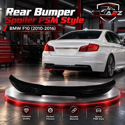 Rear Bumper Spoiler PSM Style BMRS5 Compatible With BMW F10 (2010-16)