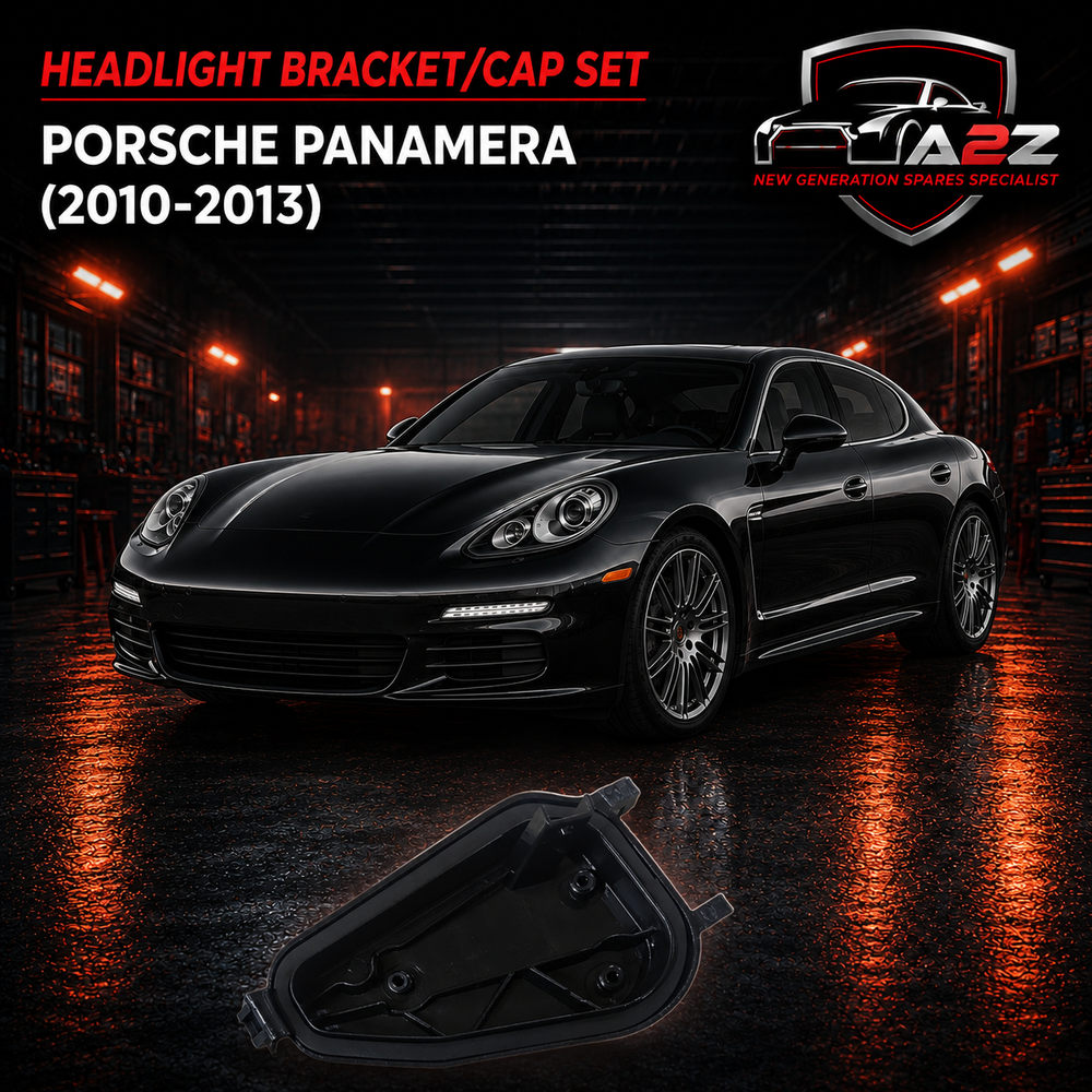 Headlight Bracket/Cap Set Right 97063110400 & Left 97063110300 Compatible With Porsche Panamera (2010-2013) Tag No.224