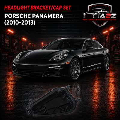 Headlight Bracket/Cap Set Right 97063110400 & Left 97063110300 Compatible With Porsche Panamera (2010-2013) Tag No.224