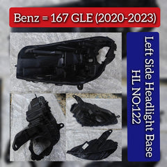 Headlight Base Compatible With Mercedes Benz W167 GLE (2020-2023) Tag No.122