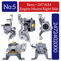 Engine Mount Right Side 2472402000 Compatible With Mercedes-Benz 247