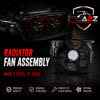 Radiator Fan Assembly 17428506668 Compatible With BMW 3 (E90), X1 (E84)