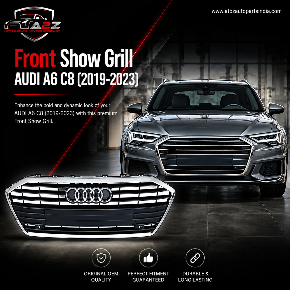 Front Show Grill 4K0853651 Compatible With AUDI A6 C8 (2019-2023)