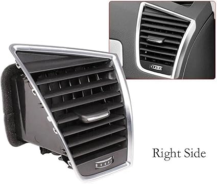 Black Ac Vent Grille Assembly Center 8R2820951 & Right 8R2820902 & Left 8R2820901 & Rear 8K0819203 Compatible With Audi Q5