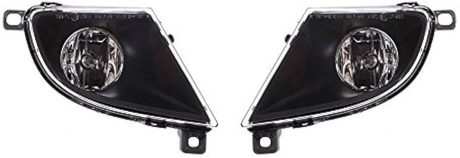 Fog Lamp Fog Light Compatible With BMW 5 Series E60 2008-2010 Fog Lamp Fog Light Left 63177177711 & Right 63177177712 Tag-FO-62