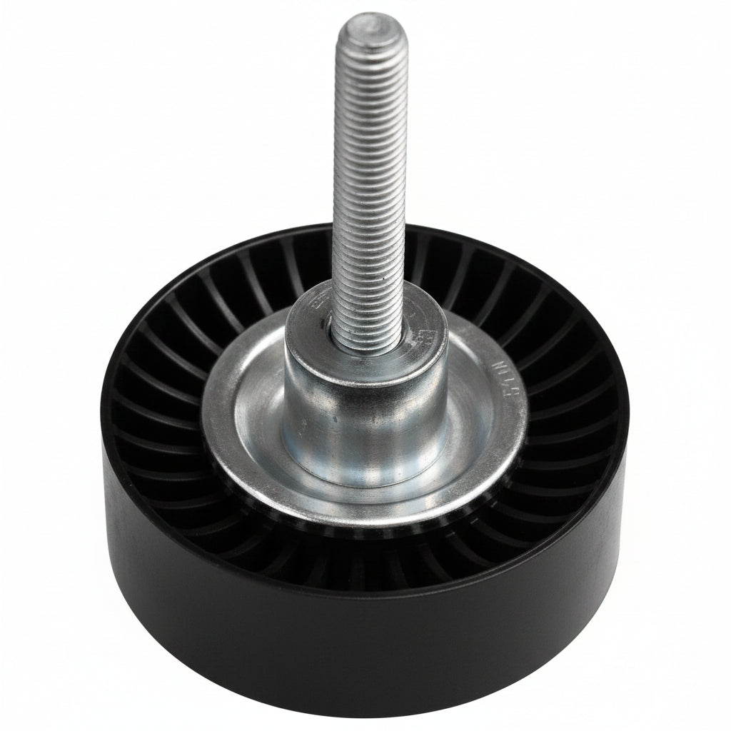 Belt Idler Pulley 1J0145276 6Q0260849E 6Q0260849C Compatible with SKODA FABIA II (542) & RAPID (NA2) & VW JETTA IV (162, 163, AV3, AV2) & POLO V (6R1, 6C1) Tag no : 4
