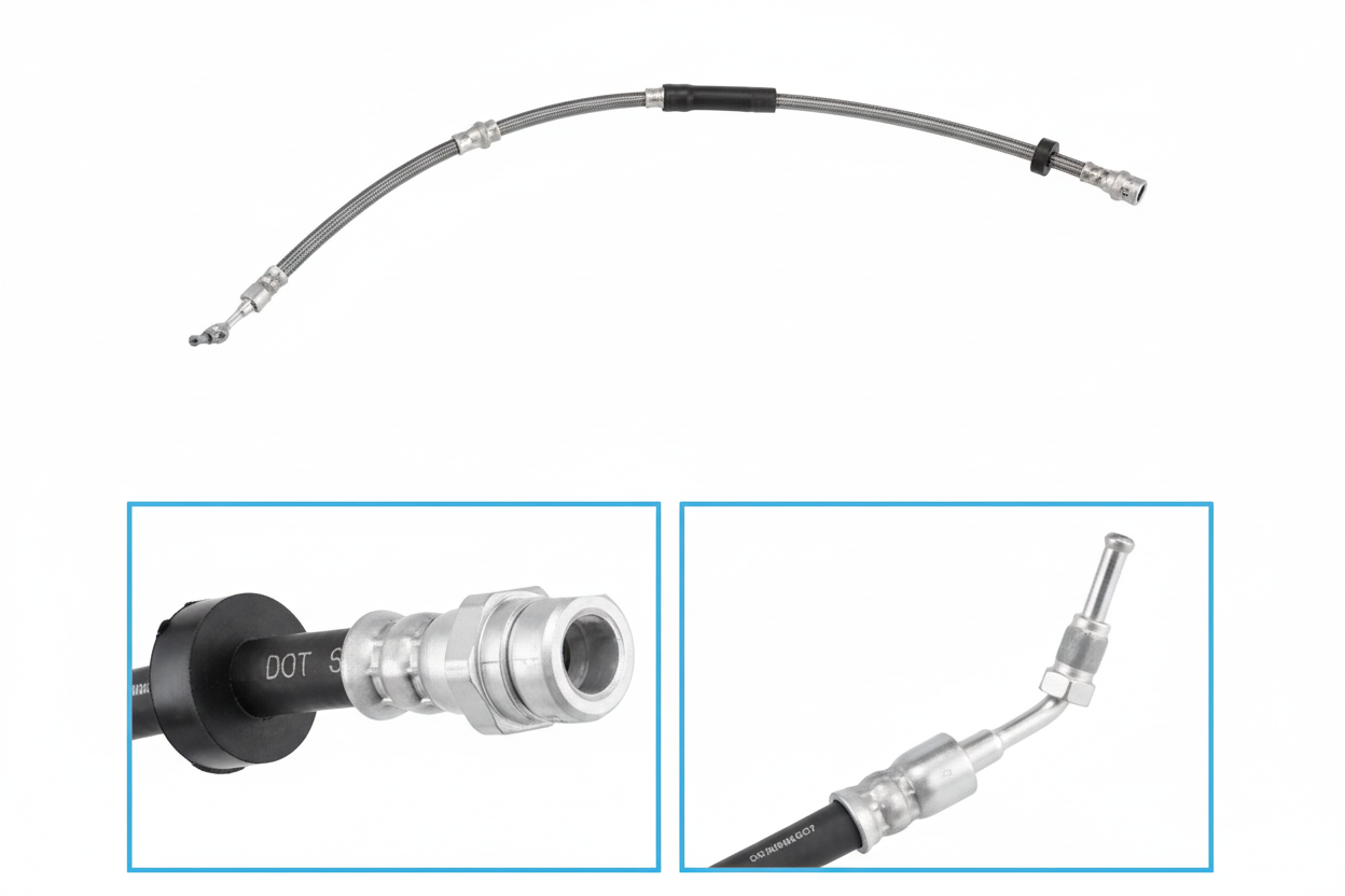 Front Brake Hose Pipe 8W0611708G Compatible with AUDI A4 N.M Tag-H-611