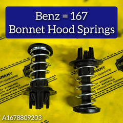 Bonnet Hood Spring Set Left & Right 1678809203 Compatible with MERCEEDES BENZ W167