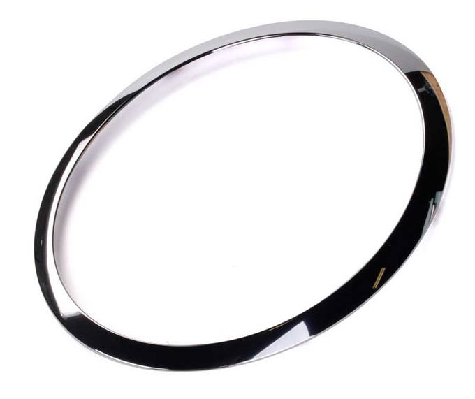 Headlight Chrome Bezel Ring Trim Left 51137149905 & Right 51137149906  Compatible With MINI R55 R56 (Glossy Black 2007-2015)