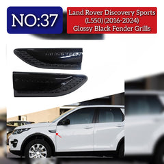 Glossy Black Fender Grills Compatible With Land Rover Discovery Sports (L550) (2016-2020) Tag No.37