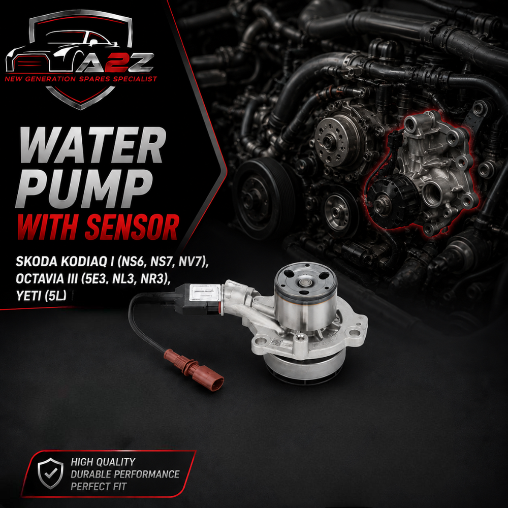Water Pump With Sensor WP6098 04L121011 Compatible With SKODA KODIAQ I (NS6, NS7, NV7), OCTAVIA III (5E3, NL3, NR3), YETI (5L) (CONTINENTAL)