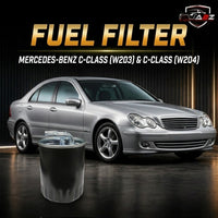 Fuel Filter H140WK01 & 64609200010 & KL313 6460920301 6460920501 A6460920301 A6460920501 Compatible With  MERCEDES-BENZ C-CLASS (W203) & C-CLASS (W204)Tag : 99