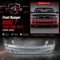 Front Bumper 51117142156 Compatible With BMW 7 (E65, E66, E67) Tag No.411