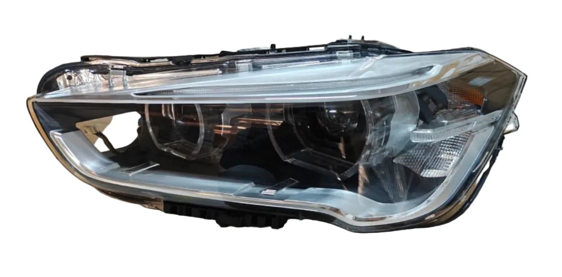 Complete Headlight Assy Set Without Fan Left 63117472223 & Right 63117472224 Compatible With BMW X1 F48 (2016-2019) Tag No.54