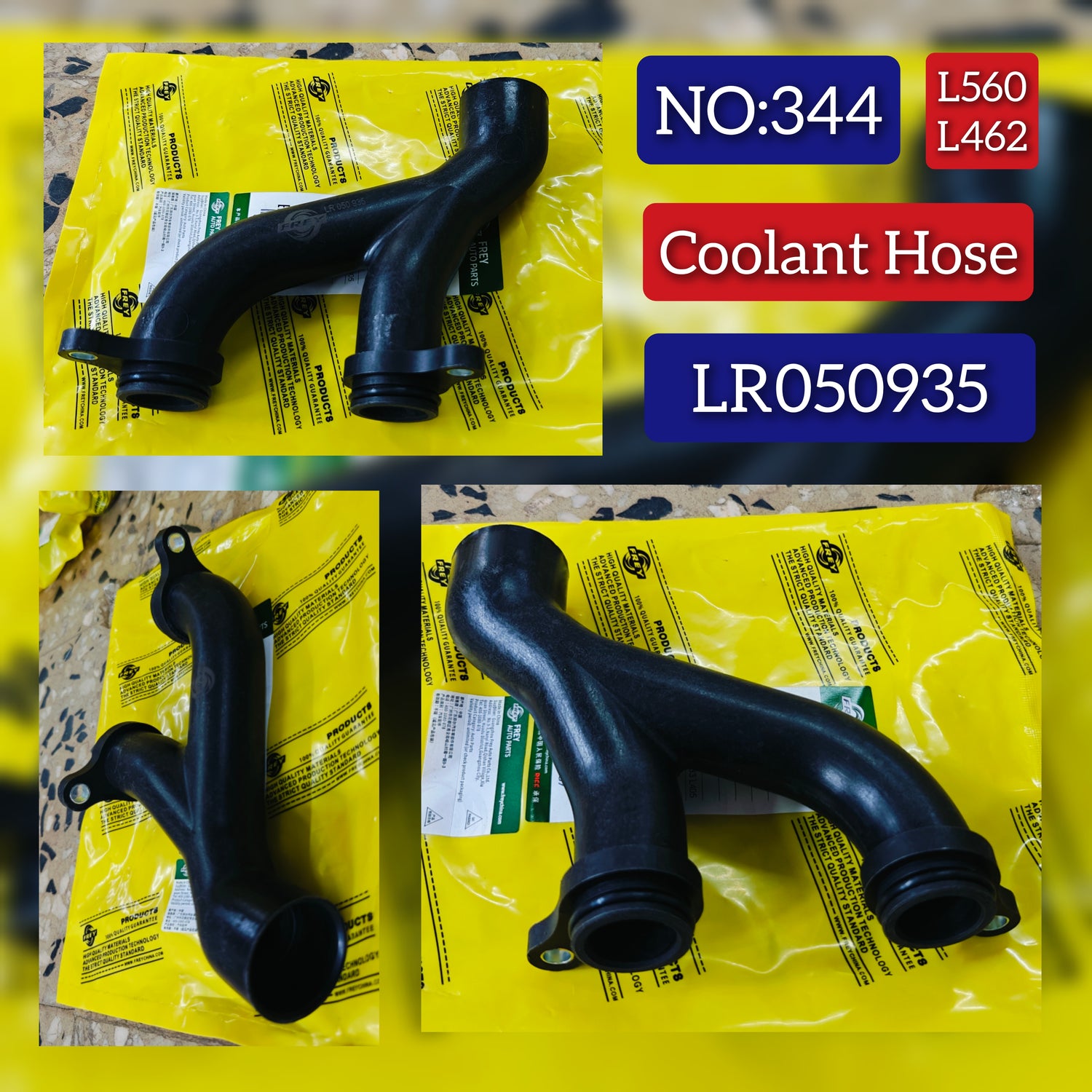 Coolant Hose Pipe LR050935 9W838A504EC Compatible With LAND ROVER DISCOVERY V (L462) & RANGE ROVER SPORT II (L494) Tag No.344