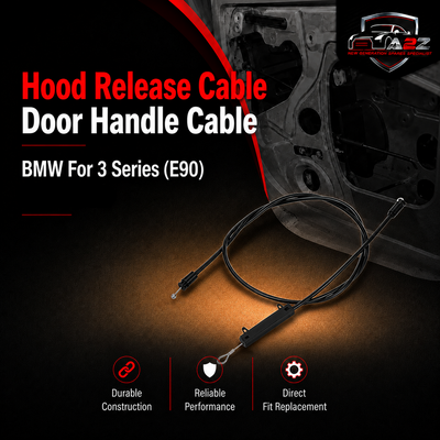 Hood Release Cable Door Handle Cable 51237201904/51237060529 51237184431 Compatible With BMW For  3 Series (E90)