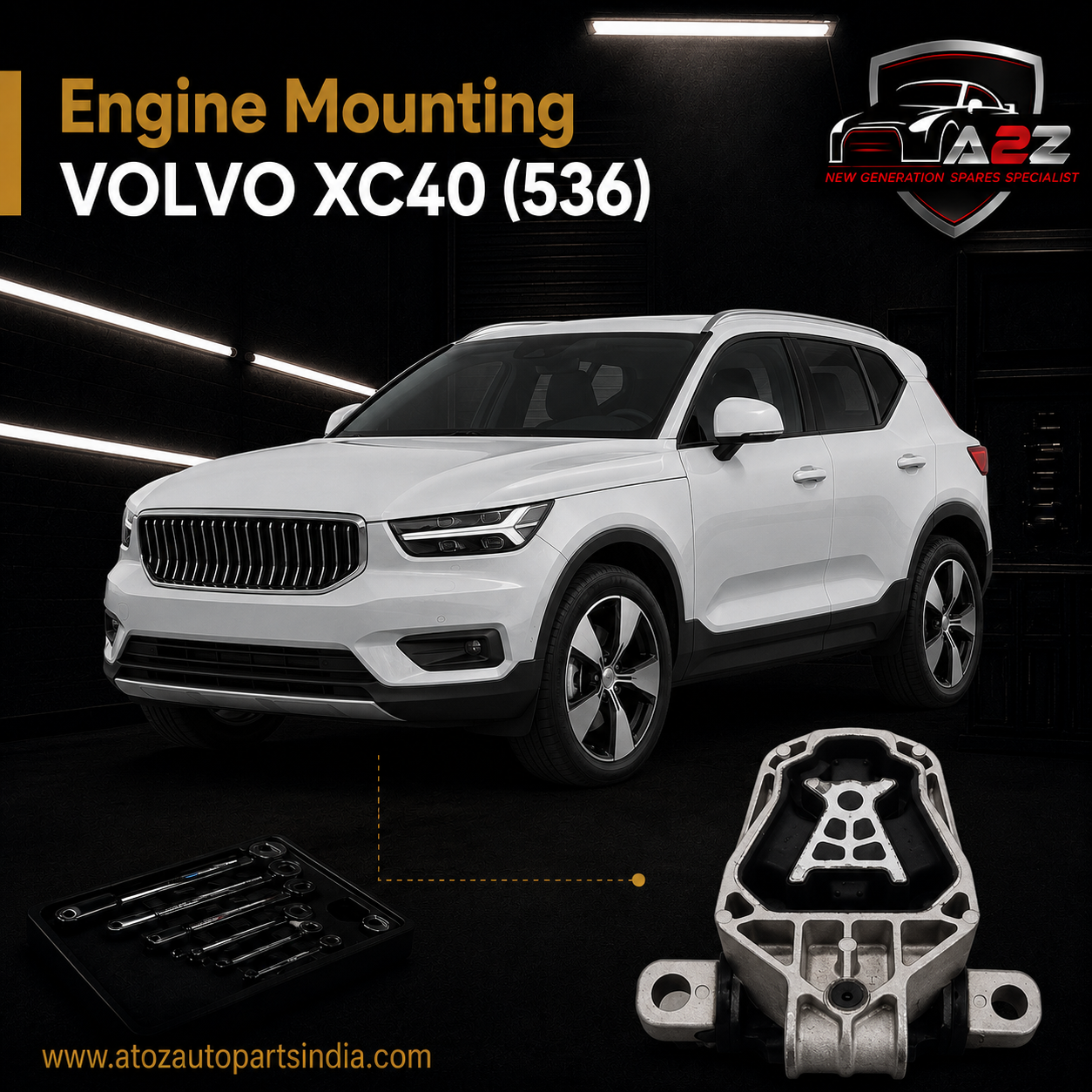 Engine Mounting 32137250 Compatible With VOLVO XC40 (536)