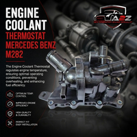 Engine Coolant Thermostat 2822033300 Compatible With Mercedes Benz M282