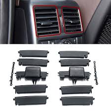 Rear AC Conditioner Air Vent Grill Outlet Tab Clip Repair Kit 1668300554 Compatible With MERCEDES BENZ GLE W166 & GLS W166 & GL-CLASS W166 & M-CLASS W166 Tag-ACR-12