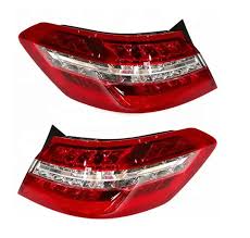 Tail Light Rear Lamp Compatible With MERCEDES-BENZ E-CLASS (W212) Tail Light Rear Lamp Left 2129060558 & Right 2129060658