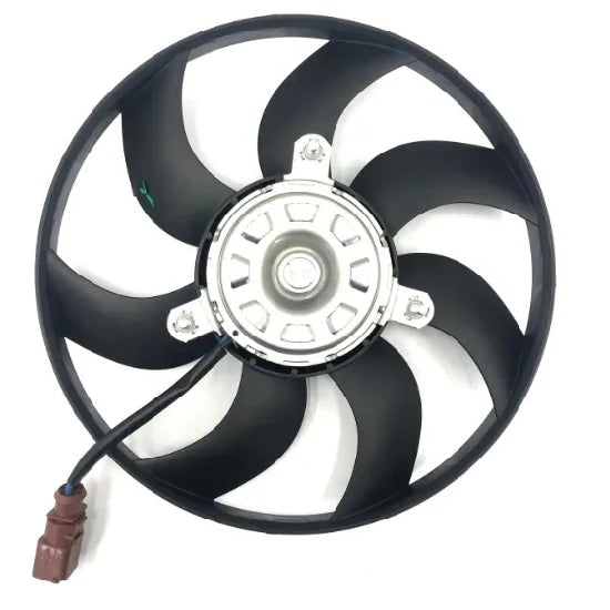 Engine Cooling Fan Motor Fan Assembly (Big) 6R0959455A 6Q0959455B Compatible With SKODA FABIA II (542) & VW POLO V (6R1, 6C1)