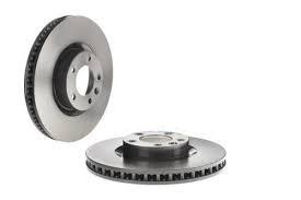 Front Brake Disc Set Left 95835140300 & Right 95835140400 Compatible With PORSCHE CAYENNE (ALBRO)