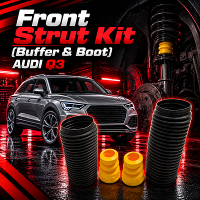 Front Strut Kit (Buffer & Boot ) 6N0413175A & 6N0413175A Compatible With AUDI Q3