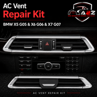 Center Right AC Conditioner Air Vent Grill Outlet Tab Clip Repair Kit 64119458543 Compatible With BMW X5 G05 & X6 G06 & X7 G07 Tag-ACR-05