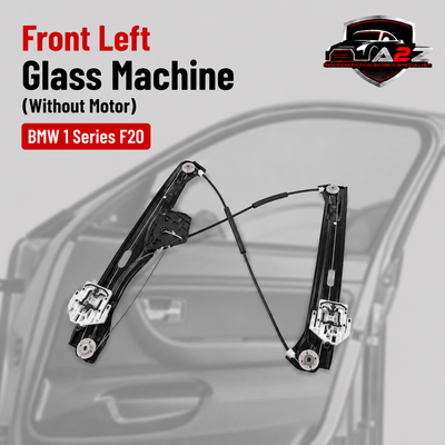 Front Left Glass Machine (Without Motor) 51337281881 Compatible With BMW 1 Series F20