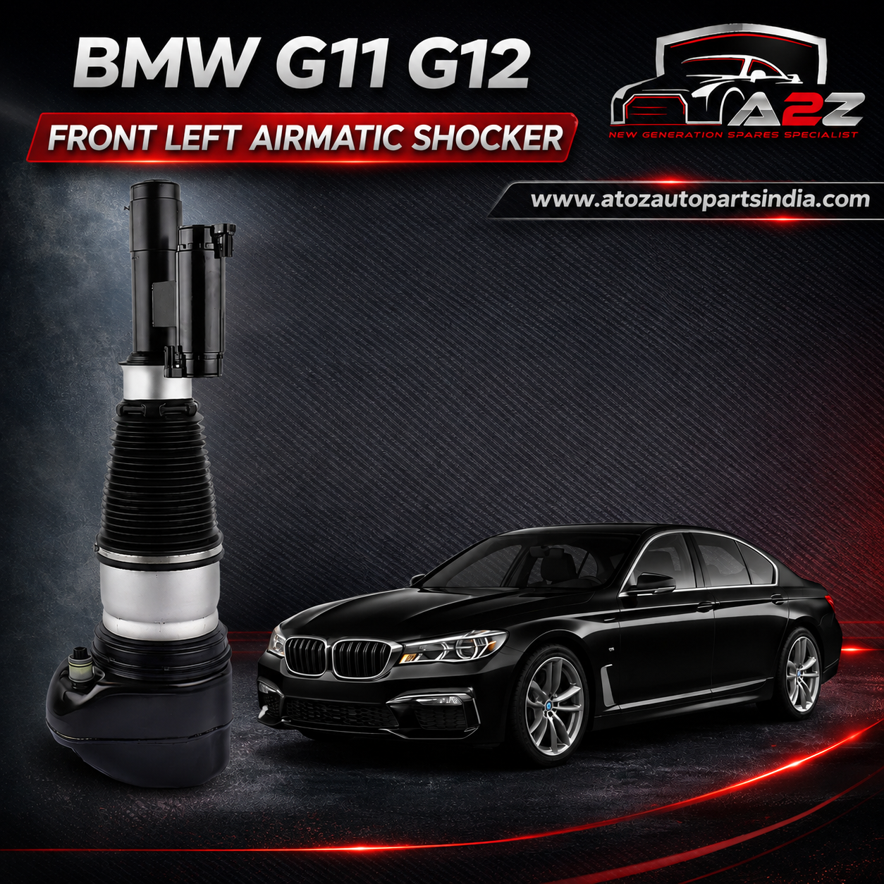 Front Air Suspension Shock Absorber Left 37106874597 37106877559 37106899043 37106899049 37107915945 37107915965 Compatible With BMW G11 G12 4MATIC