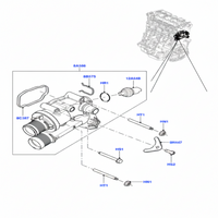 Elbow (Thermostat) LR001312 Compatible With JAGUAR XF I X250 & LAND ROVER DISCOVERY SPORT L550, RANGE ROVER EVOQUE L538 Tag-E-111