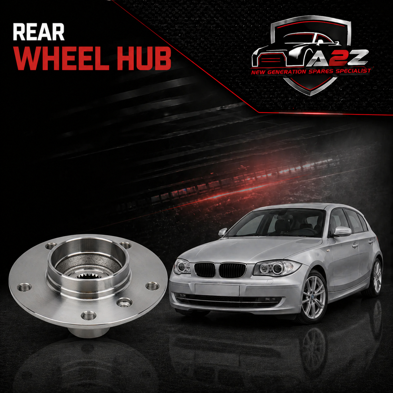 Rear Wheel Hub 33416760056 Compatible With BMW E87 E90 E93