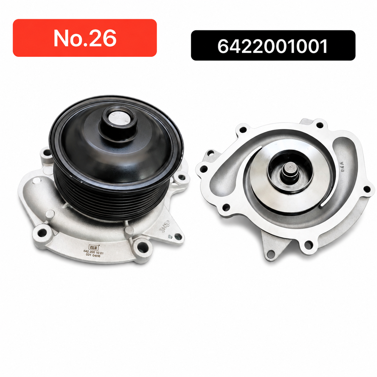 Water Pump 6422001001 A6422001001  Compatible With MERCEDES-BENZ  S-CLASS W221 & GL-CLASS X164 Tag-W-26