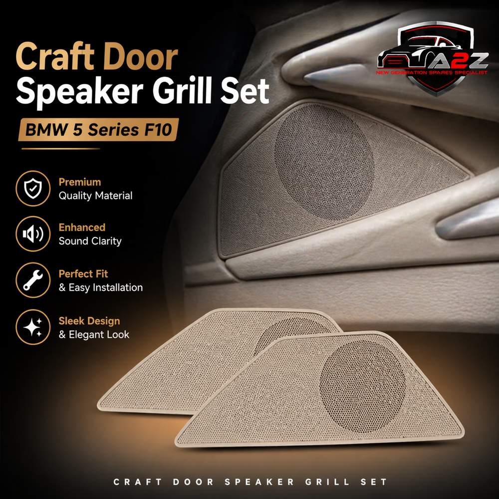 OYSTAR Craft Door Speaker Grill Set Left 51417225989 & Right 51417225984 Compatible With BMW 5 Series F10