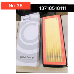 Air Filter 13718518111 & E1071L & LX2796 113718510239 Compatible With BMW 5 (F10) & X3 (F25) & X5 (F15, F85) & X6 (F16, F86)Tag : 35