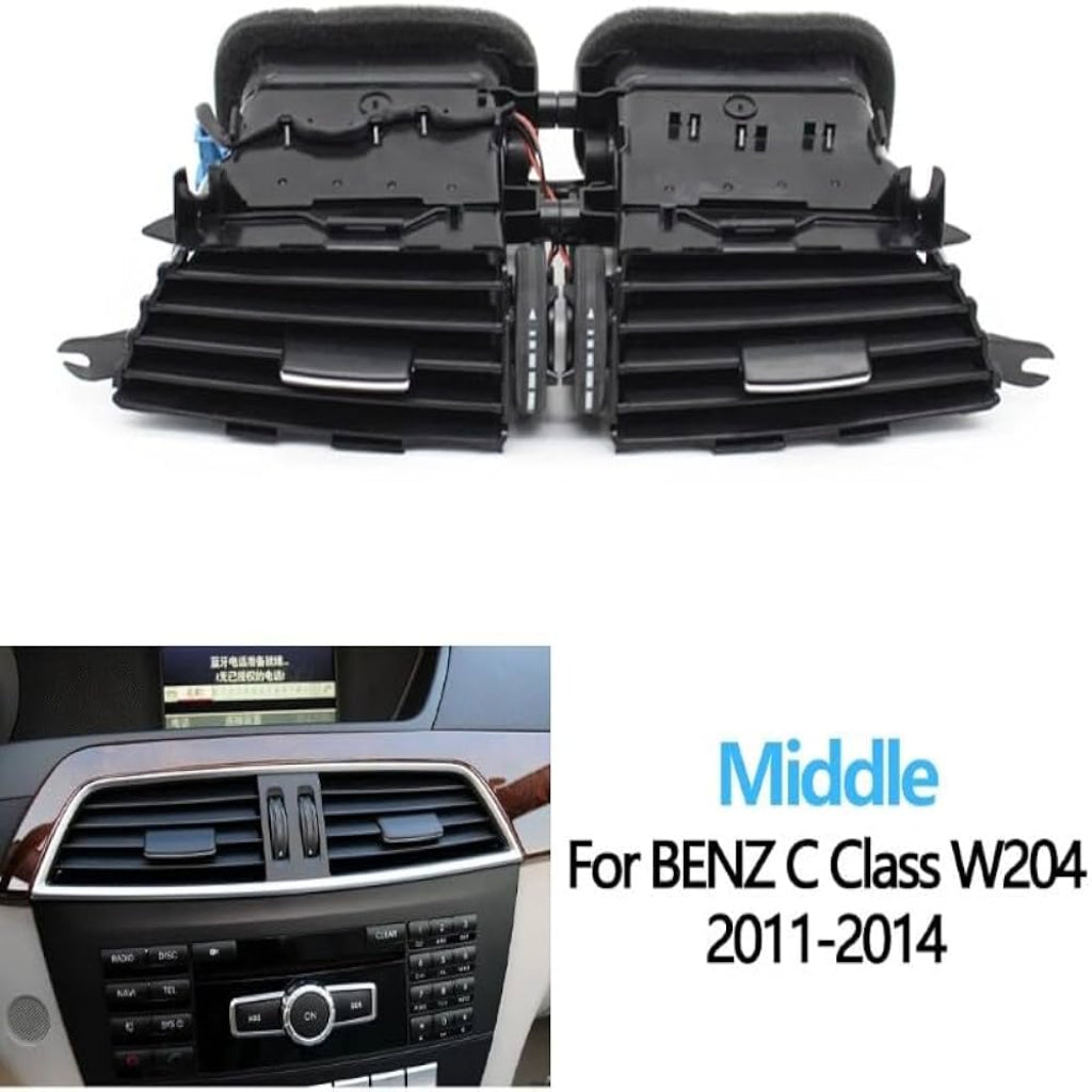 Mercedes Benz C-Class W204 AC Vent Grille Assembly Center 2048308454