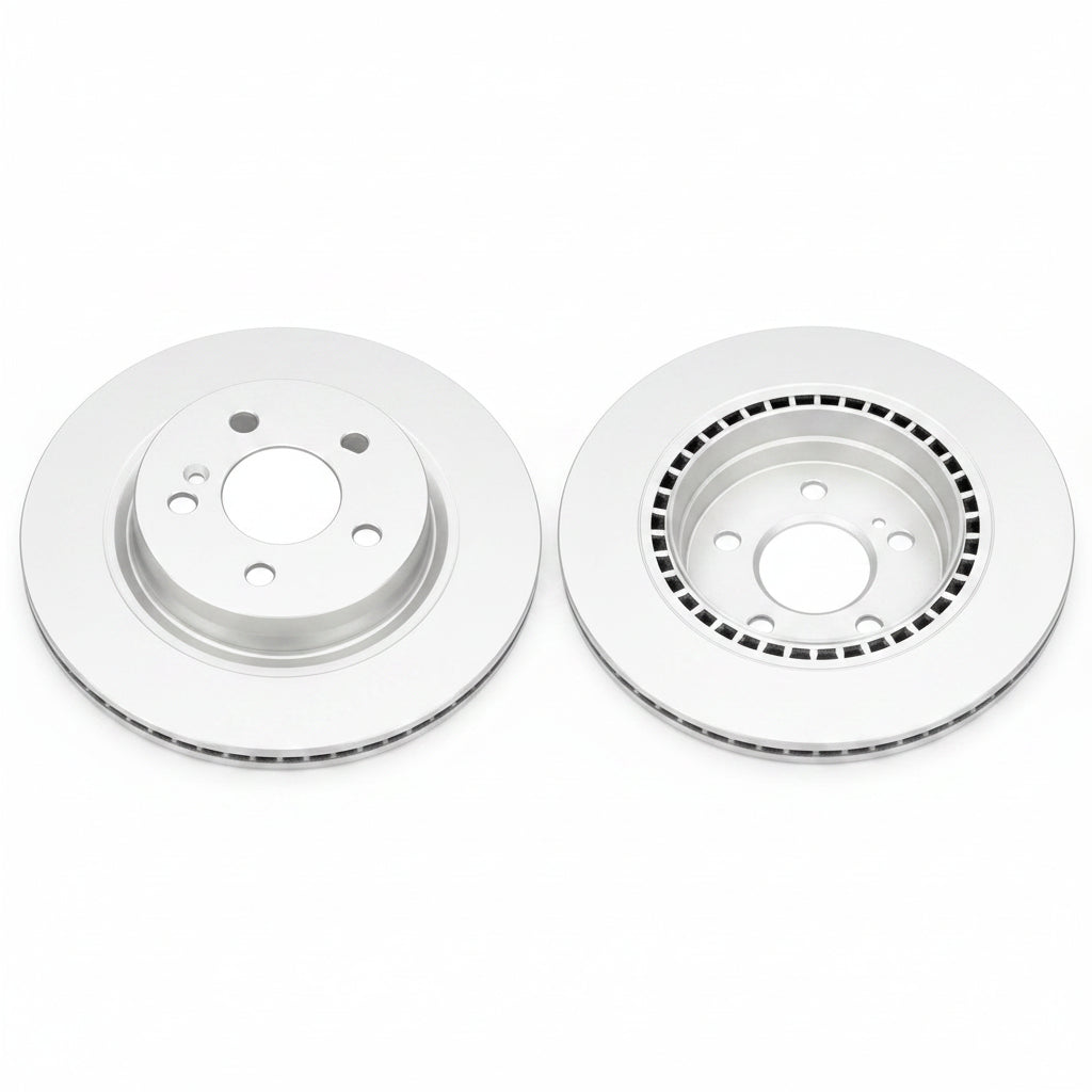 Rear Brake Disc Set A0004231212 A2044230712 Compatible With MERCEDES-BENZ C-CLASS W204 & E-CLASS W212 (ALBRO)