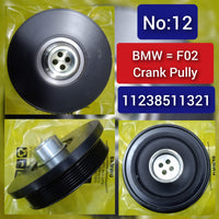 Crankshaft Pulley 11238511321 Compatible With BMW 5 Series (F10 F07 GT) 7 Series (F01, F02, F03, F04)  & X3 (F25) & X5 (F15, F85) Tag-CP-12