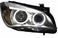 Headlight Headlamp Left  & Right  (Without Blaster) Compatible With BMW X1 E84 2009-2012 Helogen