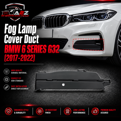 Fog Lamp Cover Duct Left 51117415581 & Right 51117415582 Compatible With BMW 6 SERIES GT G32 (2017-2022) Tag No.482