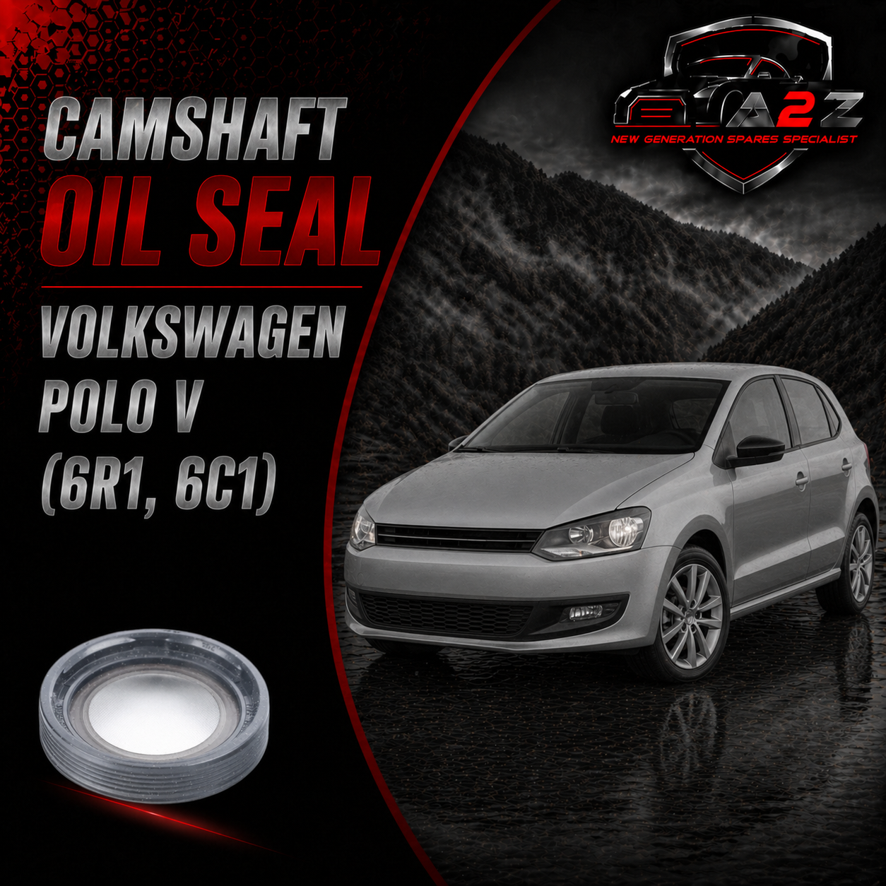 Camshaft oil seal 03L103085C 03L103085 Compatible With Volkswagen POLO V (6R1, 6C1)