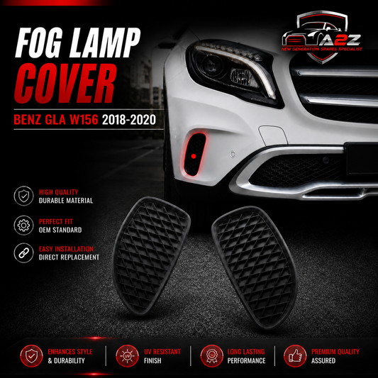 Fog Lamp Cover Fog Lamp Cover Left 1568856700 & Right 1568856800 Compatible With MERCEDES-BENZ GLA W156 2018-2020 Tag-FC-212